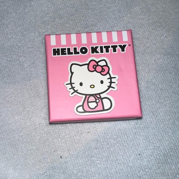 Hello Kitty Red Crystal Enamel Heart Sunglasses Stud Earrings NIB - Picture 3 of 5